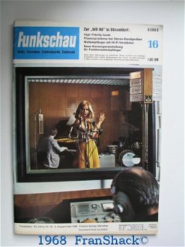 [1968] Funkschau, Nr.16 - August 1968, Franzis Verlag - 1