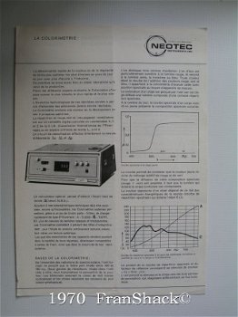 [1970~] La colorimetrie, Neotec Instruments, Inc., - 1