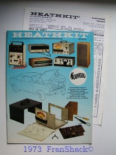 [1973] Catalog HE93/2E, prijslijst- 1-4-1973, Heathkit