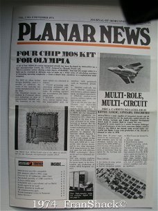 [1974] Planar News, Vol.3 No. 5- Nov 1974, SGS-ATES