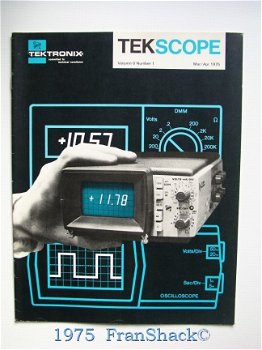 [1975] Tekscope, Volume 6 Number 1, Mar/Apr 1975 Tektronix inc., - 1