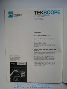 [1975] Tekscope, Volume 6 Number 1, Mar/Apr 1975 Tektronix inc., - 2