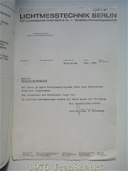 [1976] Datenblatt Digitales Photostrom-Messgerät, LMT Berlin - 2