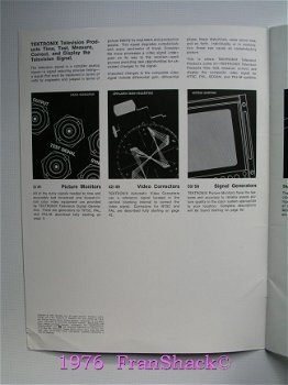 [1976] Tektronix, Catalog Television Products, Tektronix inc., - 2