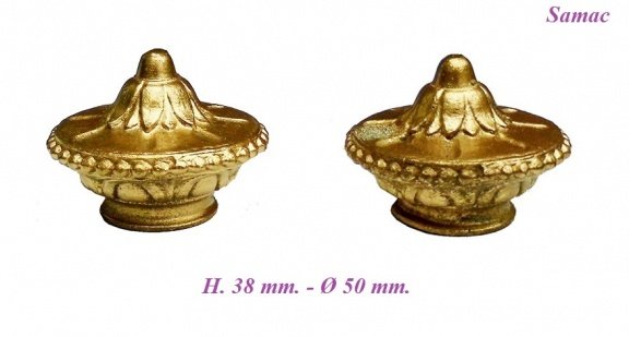 === 2 Tollen / Ornamenten = oud = 33265 - 0