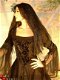 Middeleeuwse jurk uit satijn NEBULA - 1 - Thumbnail