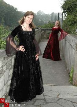 Middeleeuwse jurk Black Lauriel - 1