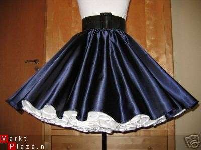 Mooie witte square line dance petticoat cirkelrok - 1