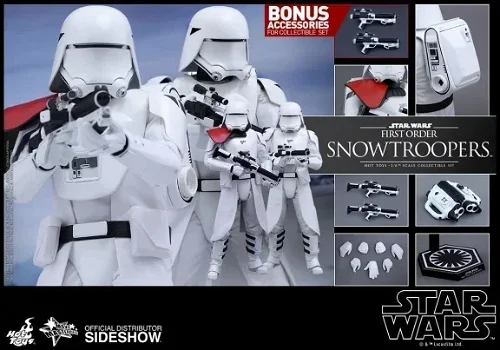 HOT DEAL Hot Toys Star Wars VII Snowtroopers Set MMS323 - 0