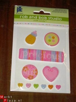 11 Epoxy stickers Precious Baby Girl van rob and bob studio - 1