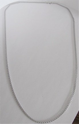 NIEUW Zilveren LENGTECOLLIER spiga 60x2 INCLUSIEF VERZENDEN. - Afbeelding 4