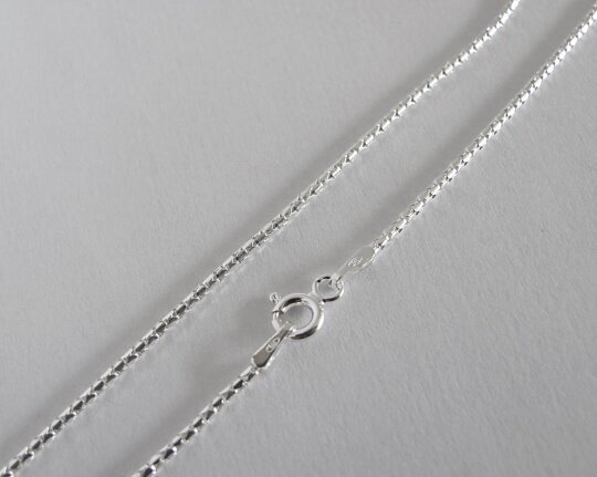 NIEUW Zilveren fantasie LENGTECOLLIER 46x1 INCLUSIEF VERZENDEN. - Afbeelding 3