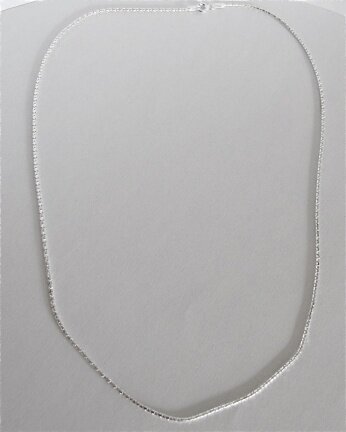 NIEUW Zilveren fantasie LENGTECOLLIER 46x1 INCLUSIEF VERZENDEN. - Afbeelding 4