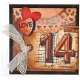 SALE NIEUW TIM HOLTZ GROTE cling stempel Valentine Blueprint Love.Heart - 4 - Thumbnail