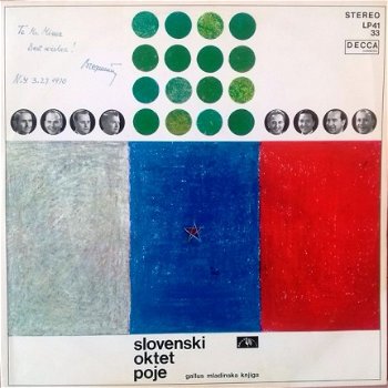 Slovenski Oktet Poje - The Slovene Octet - 1