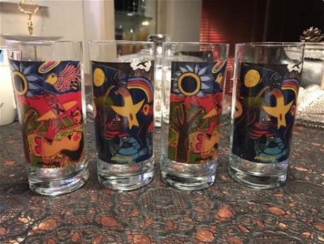 4 x recht limonade glas Corneille - 1