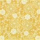 SALE NIEUW glossy glitter papier Cotton Bloom 14 Gold Floral DCWV - 1 - Thumbnail