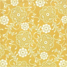 SALE NIEUW glossy glitter papier Cotton Bloom 14 Gold Floral DCWV