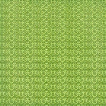 SALE NIEUW vel scrappapier Lemon Flower 14 Green Trelis van DCWV - 1