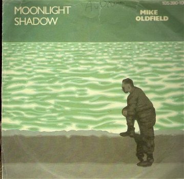 Mike Oldfield - Moonlight Shadow - Rite Of Man -vinylsingle met Fotohoes - 1