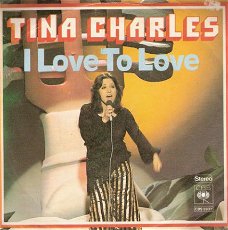 Tina Charles - Love To Love - Disco Fever	-Discovinylsingle met Fotohoes