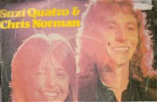 Suzi Quatro /Chris Norman (smokey)- Stumblin' In - Stranger With You -vinylsingle met fotohoes
