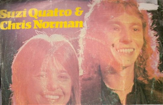 Suzi Quatro /Chris Norman (smokey)- Stumblin' In - Stranger With You -vinylsingle met fotohoes - 1