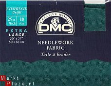 DMC Evenweave Groen 50 x 68cm