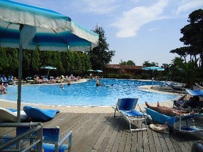 Luxe stacaravan 6 P Camping Paradiso Toscane Italie aan zee - 7