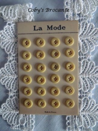 Franse knopenkaart La Mode - nr. 1