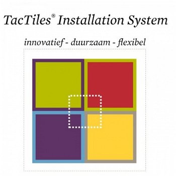 Plakkers TacTiles om tapijttegels heel eenvoudig te paatsen - 1