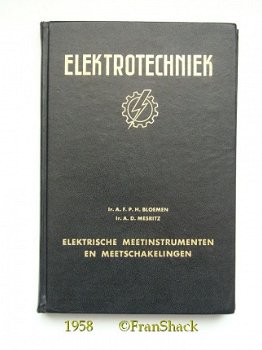 [1958] Elektrotechniek, Electrische meetinstrumenten en meetschakelingen, Bloemen ea, Stam #4 - 1