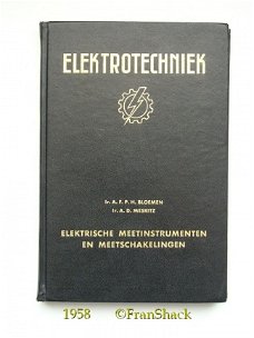 [1958] Elektrotechniek, Electrische meetinstrumenten en meetschakelingen, Bloemen ea, Stam #4