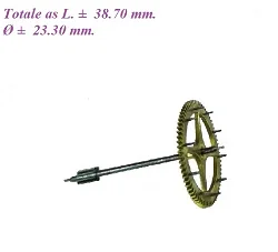 === Pennenrad = Franse pendule = oud === 33343