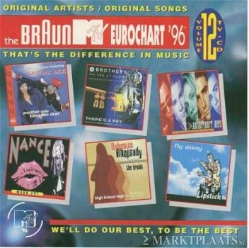 Braun MTV Eurochart '96 - Volume 12 December VerzamelCD - 1