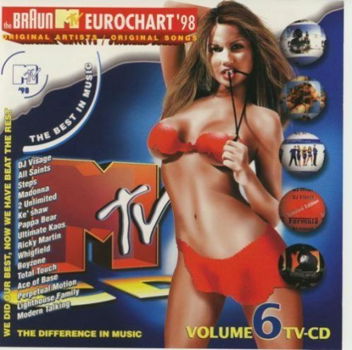 Braun MTV Eurochart ' 98 Deel 6 - VerzamelCD - 1