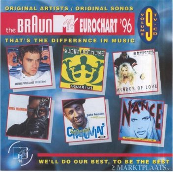 Braun MTV Eurochart '96 Volume 9 September VerzamelCD - 1