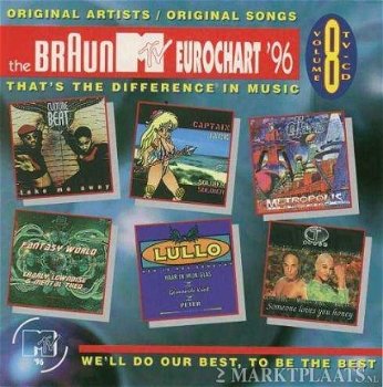 Braun MTV Eurochart '96 Volume 8 Augustus VerzamelCD - 1