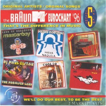 Braun MTV Eurochart '96 - Volume 5 Mei VerzamelCD - 1