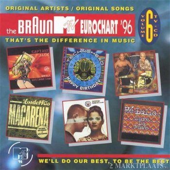 Braun MTV Eurochart '96 - Volume 6 Juni VerzamelCD - 1