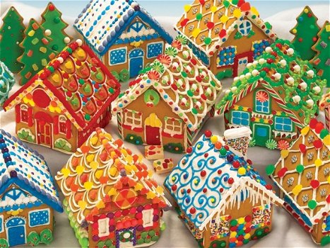 Cobble Hill - Gingerbread Houses - 1000 Stukjes Nieuw - 1