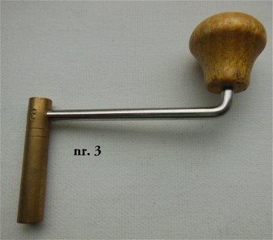 Carriage klok sleutel / reisklok sleutel nr 10 = 1,75 - 4,75 mm. - 7