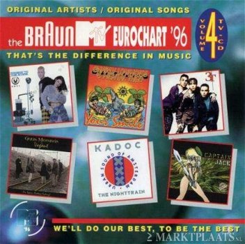 Braun MTV Eurochart '96 - Volume 4 April VerzamelCD - 1