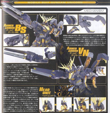MG 1/100 RX-0 Unicorn Gundam Banshee 02 - Afbeelding 7