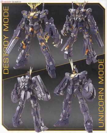 MG 1/100 RX-0 Unicorn Gundam Banshee 02 - Afbeelding 8