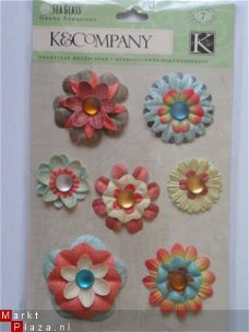 K&Company grand adhesions sea glass floral