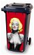 Marilyn Monroe, kliko container stickers, afvalbak, prullebak, pimp je bak - 1 - Thumbnail