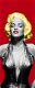 Marilyn Monroe, kliko container stickers, afvalbak, prullebak, pimp je bak - 2 - Thumbnail