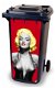 Marilyn Monroe, kliko container stickers, afvalbak, prullebak, pimp je bak - 3 - Thumbnail