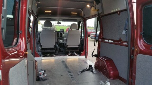 Ford Transit - 2.0 diesel rolstoel bus vol opties bj 07-2002 hoog lang ROLSTOELVERVOER - 1